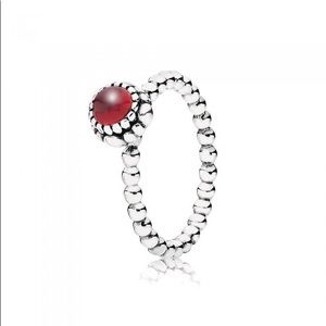 PANDORA JANUARY BIRTHSTONE RING